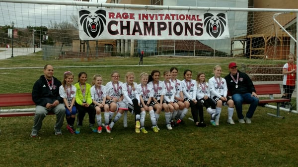 Rich E. Davis III - A proud moment from my volunteer efforts as a coach of my daughter's Utah Storm club soccer team. A place where we try to foster a love for soccer and help youth achieve character values such as dedication, hard work, discipline and teamwork.