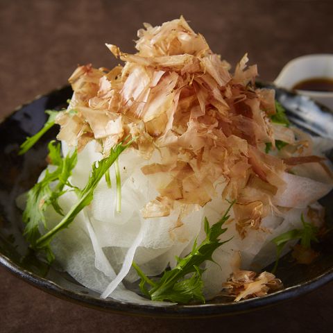 水菜と大根の和風サラダ