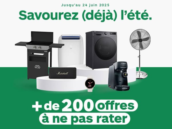 Savourez déjà l'été avec plus de 200 offres à ne pas rater chez Boulanger Bordeaux Mérignac jusqu'au 24 juin