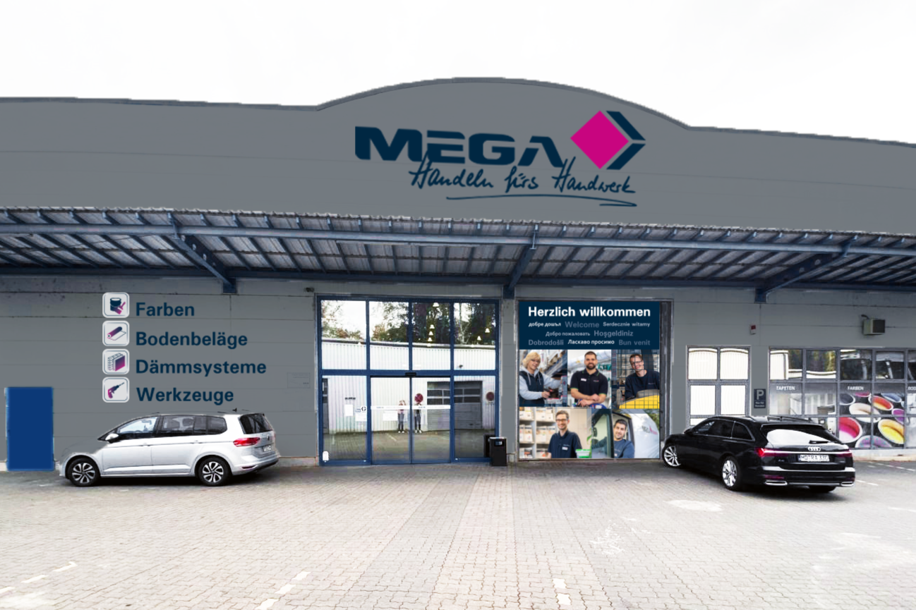 Standortbild MEGA eG Magdeburg, Großhandel für Maler, Bodenleger und Stuckateure