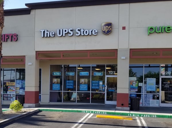 Storefront of The UPS Store in Las Vegas, NV