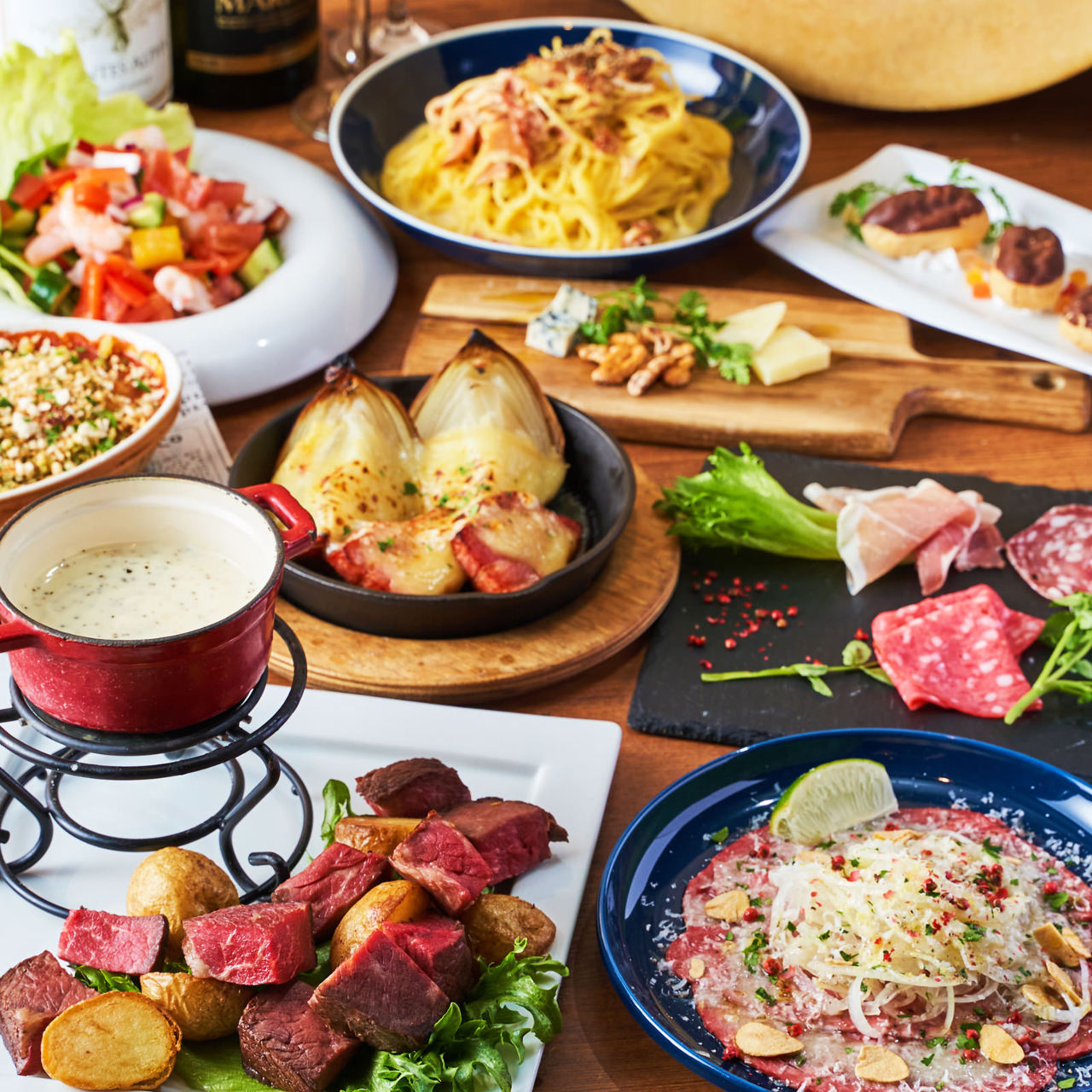 *Premio★当店が誇る贅沢お肉×濃厚チーズ堪能コース♪3時間飲み放題付*10品 4500円