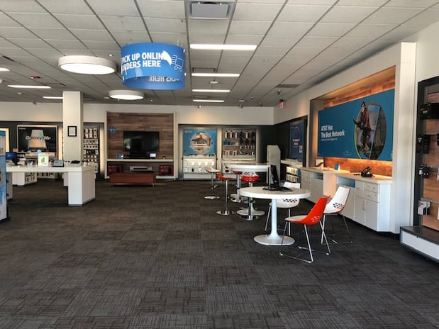 Interior of store