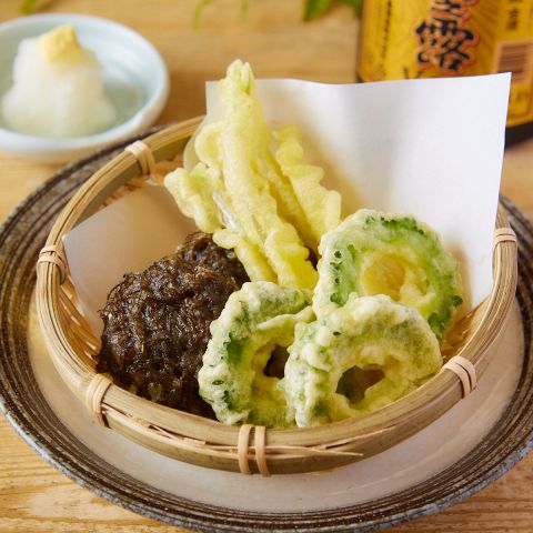 県産野菜の天ぷら盛り合わせ