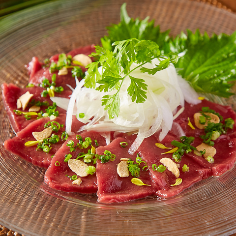 馬肉カルパッチョ