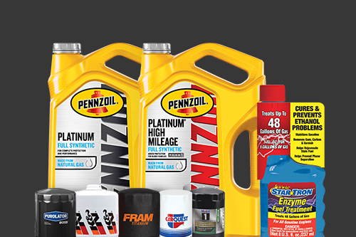 FREE STAR TRON Fuel Treatment with any Pennzoil Platinum full synthetic oil change bundle.