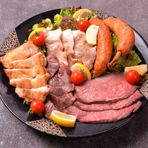 お肉3種盛り合わせ 『欅盛り』