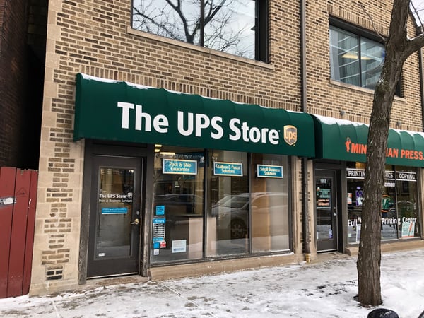 Facade of The UPS Store Evanston
