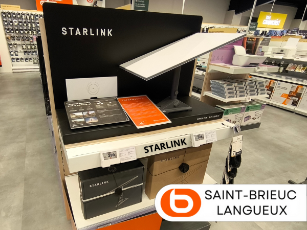 Mise en avant de l'internet par satellite, STARLINK