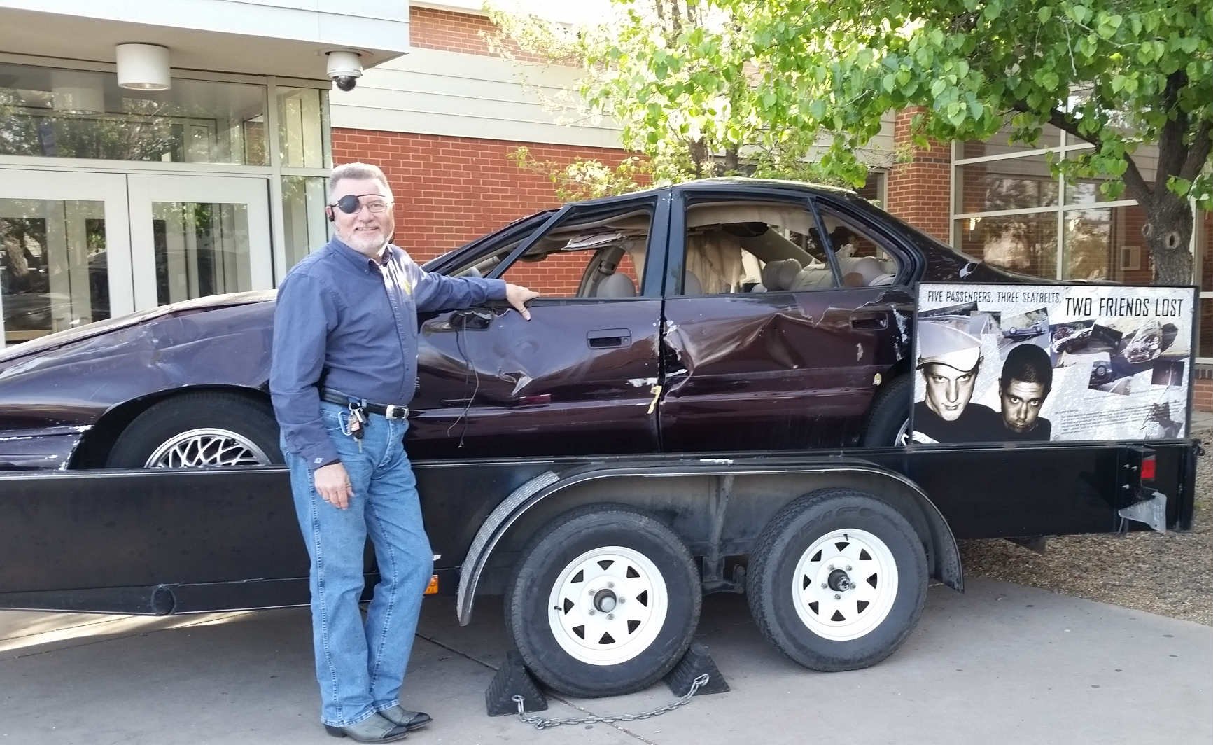 2017 - The Crash Car from the X the TXT® event at Littleton high school. The event was in conjunction with Littleton High School Key Club.