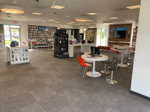 View of the interior of the Columbia Worley location