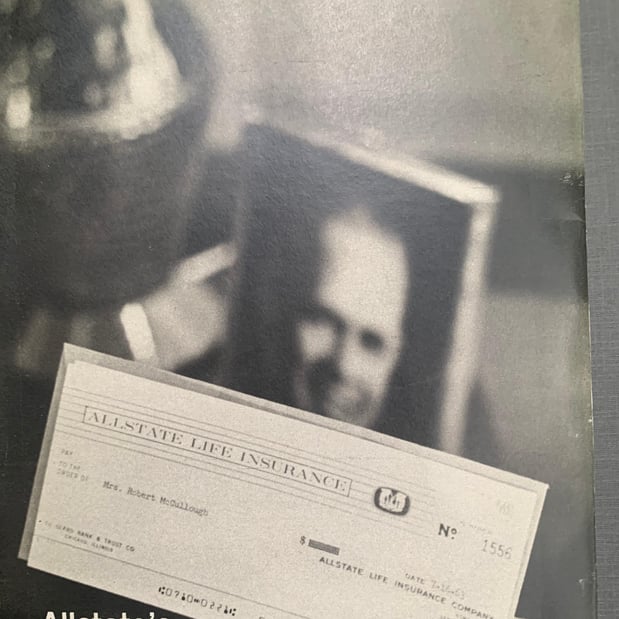 Autumn 1963 “Home & Highway” Allstate mortgage protection life insurance