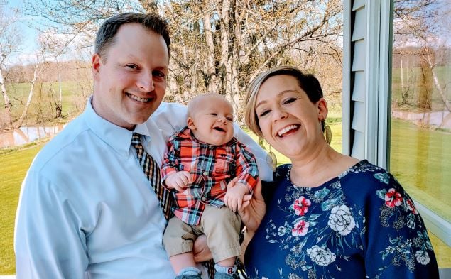 Owners, Ben & Callie Bucher with son, Blaise