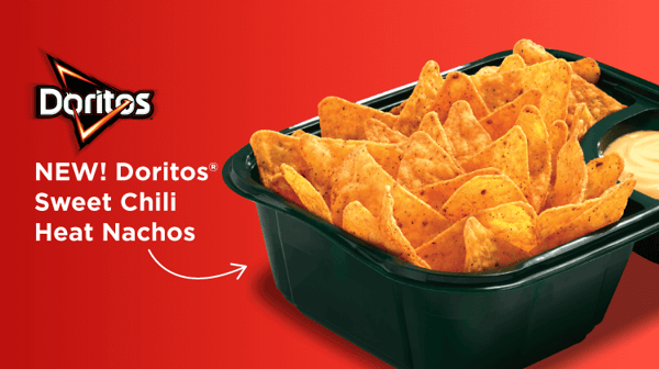 Especially with the sweet and spicy crunchiness of Doritos® tortilla chips.