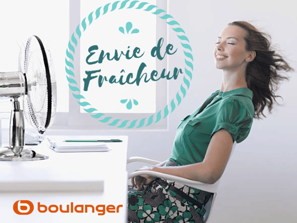 Ventilateur, climatiseur magasin boulanger Angers