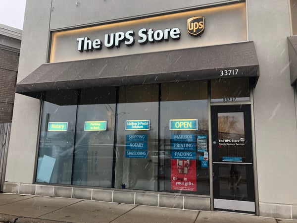 Facade of The UPS Store Birmingham