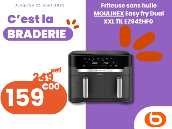🍟🔥 Grâce à la Braderie : L’Air Fryer XXL qui change tout dans votre cuisine !