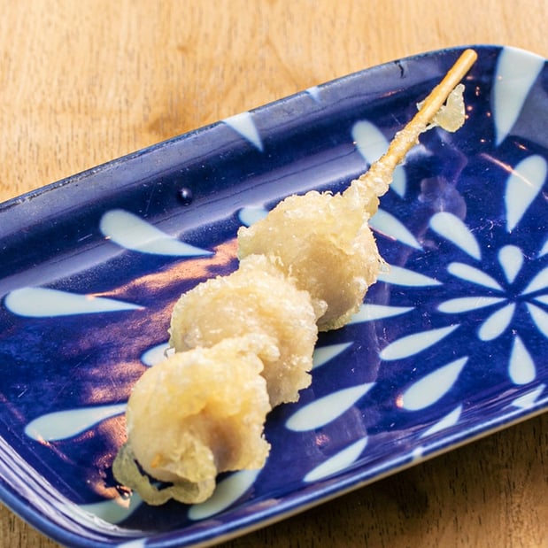 うずらの味玉串天ぷら