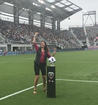 Christine Angles at DC United Match