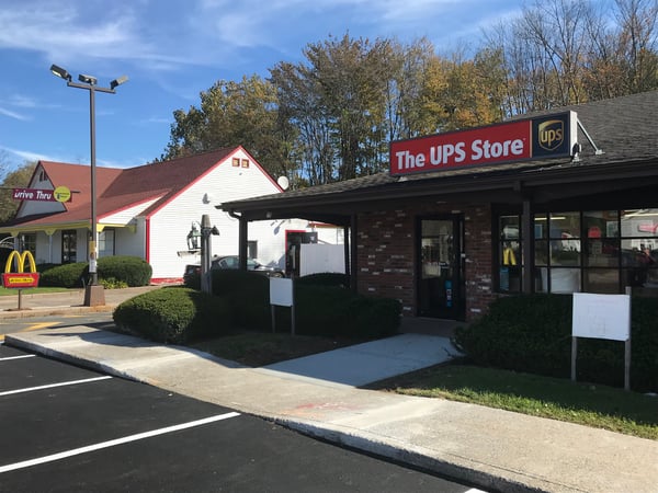 Exterior storefront image of The UPS Store #2391 in Canton, CT