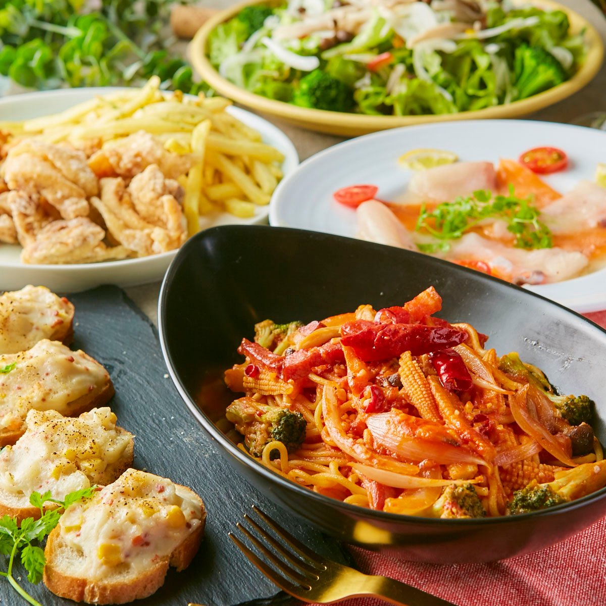 《ライト-Light-》当店一のコスパ抜群コース!2.5時間飲み放題付き【7品4480円⇒2980円】