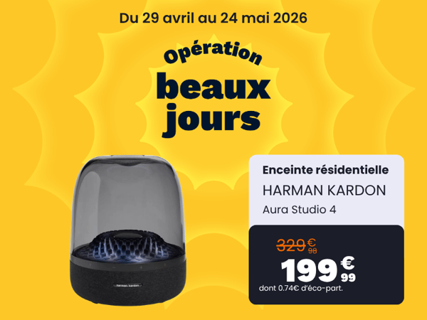 enceinte résidentielle Harman Kardon Boulanger Tourville la rivière Rouen