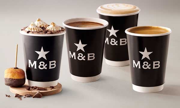 Takeout coffee and hot drinks from Mugg & Bean On-The-Move TotalEnergies Sandton Drive OTM including our famous cappuccino, filter coffee, Americano, latte, flat white, and Marshmallow Cookies & Cream Hot Chocolate.