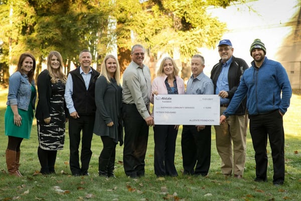 Michael McGinness - Allstate Foundation Grant Supports Sherwood Community Services