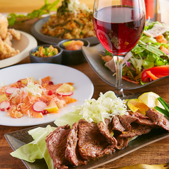 1月■肉バル■炙り牛タン・チキングリル付肉尽くしコース◆7品4000円・2.5h飲放→【3500円】
