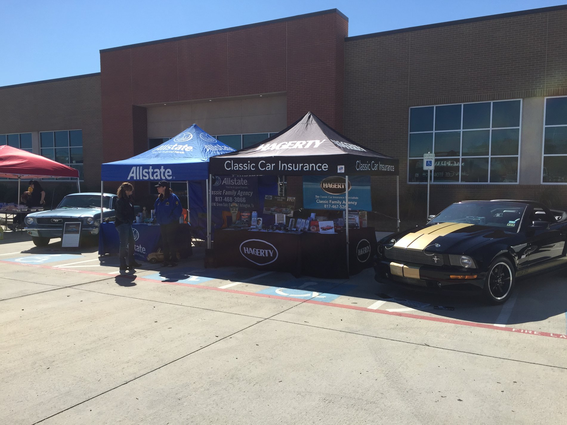 Classic Family Agency sponsoring a local car show to benefit a local police department.