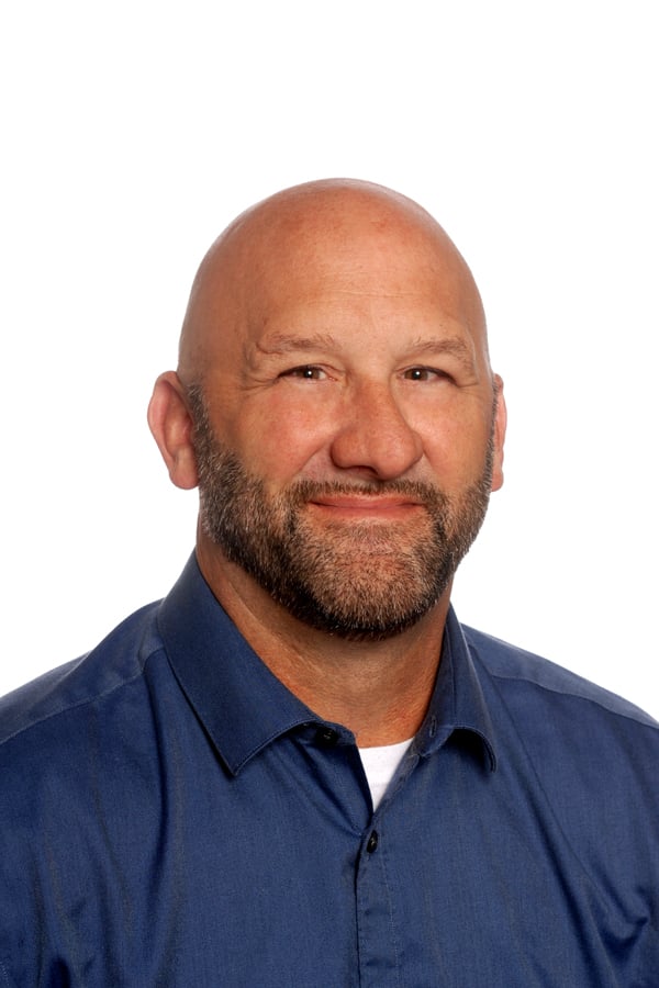 Male licensed producer. Eric Kleemeyer white background.