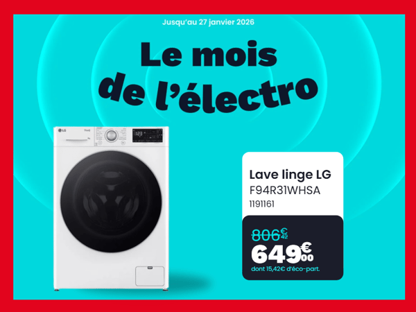 lave linge LG