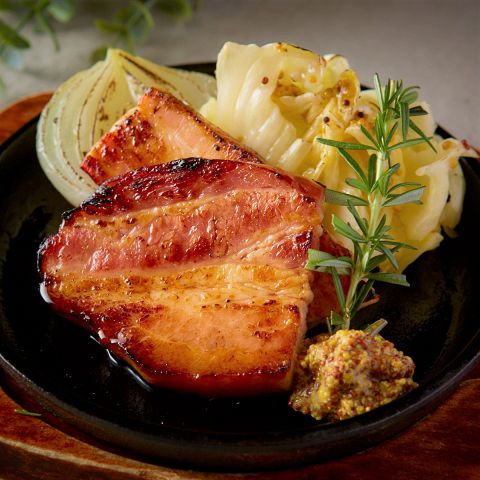 イタリア産ホエー豚ベーコン炙り焼き