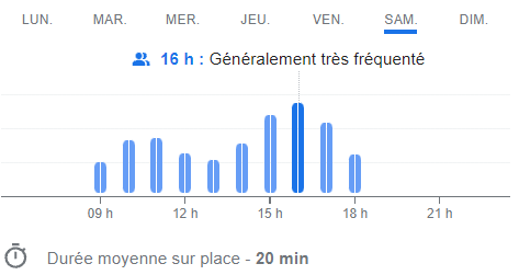Voir le trafic sur Google maps https://maps.google.com/maps?cid=1332520155765973653