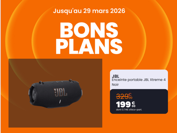Bon plan - Enceinte portable JBL Xtreme 4 à 199€