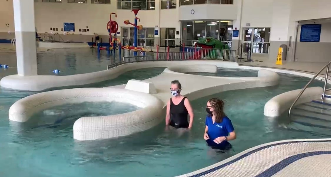 Aquatic Therapy located within Perinton's Pool facility