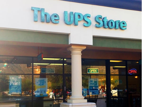 Exterior storefront image of The UPS Store #5809 in Oro Valley, AZ