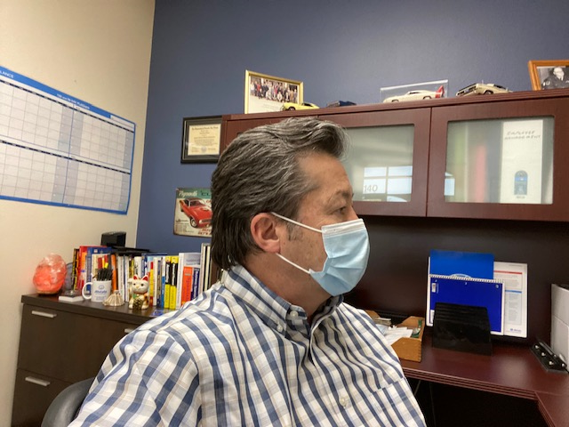 We practice safe social distancing and guidelines. All of our desks have plexiglass shields and hand sanitizers, and facemasks are required by employees and customers that visit.