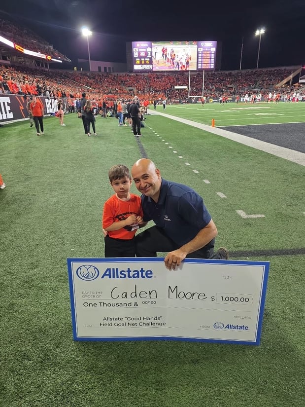 Oregon State University Half Time Kick Giveaway