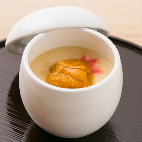 雲丹の茶碗蒸し