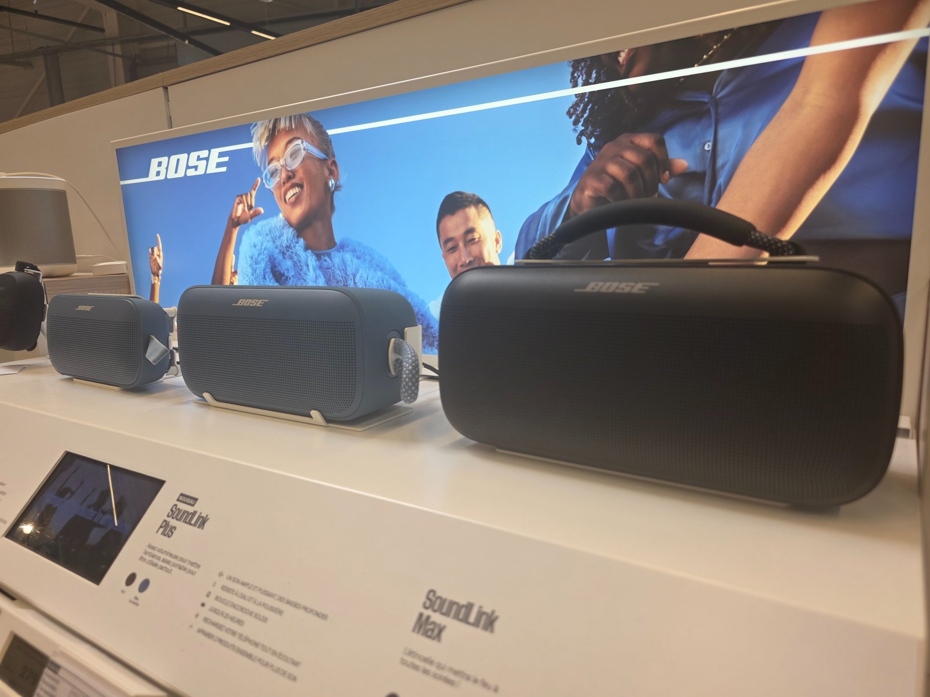enceinte bose - magasin Boulanger Valenciennes - Petite-Forêt