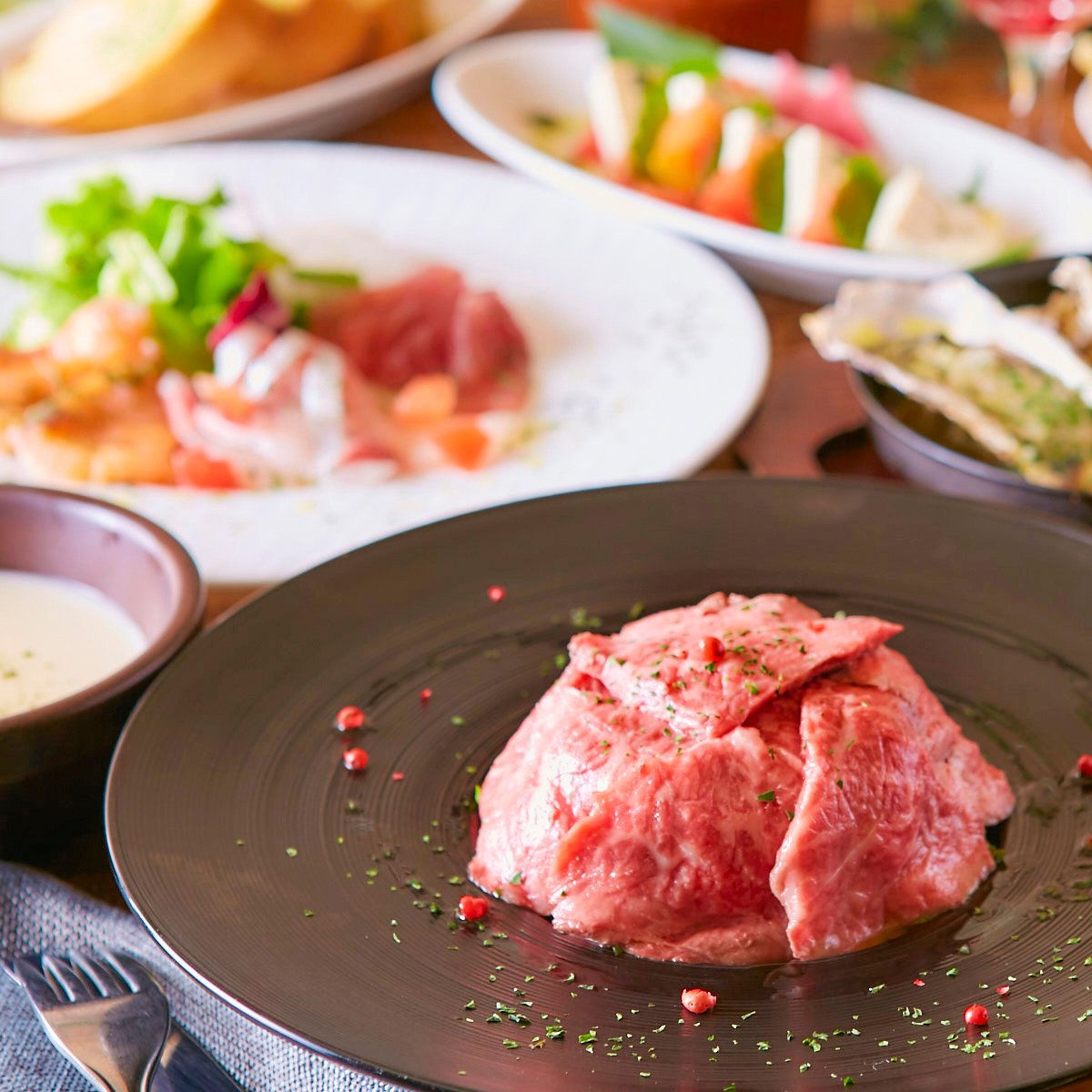 ■女子会コース■ローストビーフ丼付き!女子ウケ間違いなし♪【2時間飲み放題付き7品2980円】