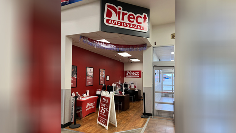 Direct Auto Insurance storefront located at 1224 Huntsville Hwy, Fayetteville