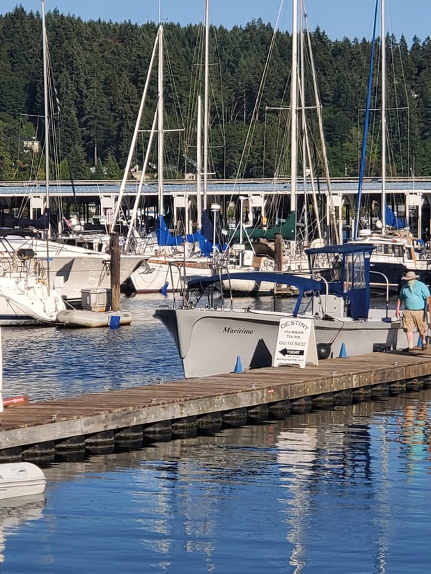 The Harbor On A Beautiful Day