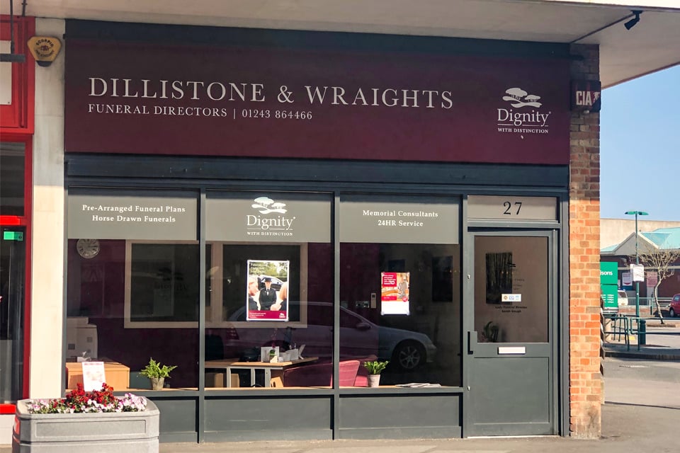 Dillistone & Wraights Funeral Directors in Bognor Regis, West Sussex.