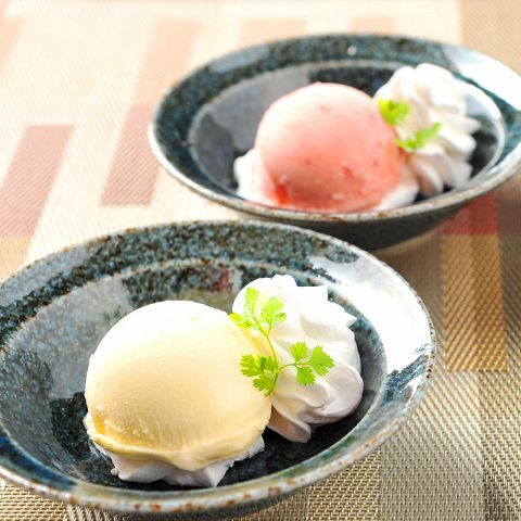 バニラアイス