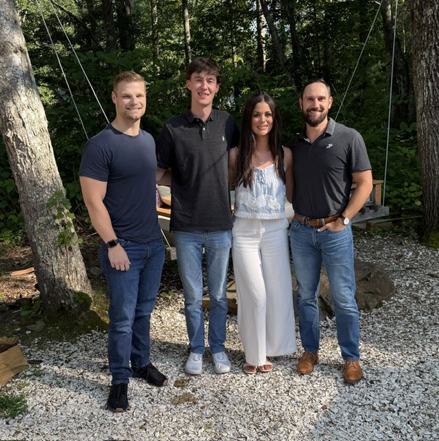 Biddeford. MVPT. Physical Therapy. Team Dinner. The Lost Fire. Clinic. Fun. Community. Engagement. Maine. Kennebunk. Domenic S. Cameron M, Kaitlyn W. Andrew G.