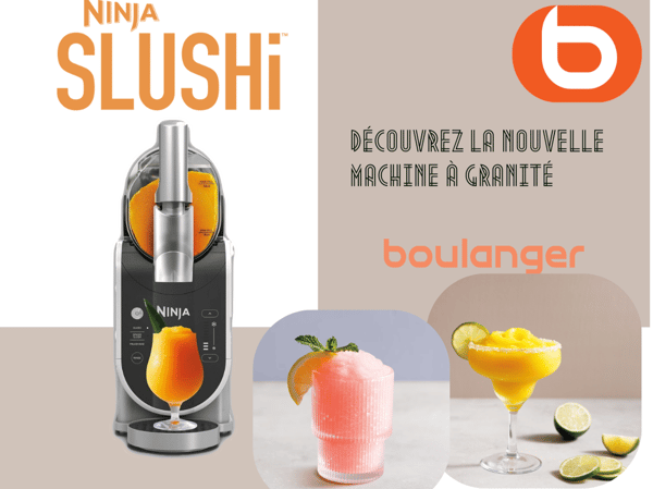 Découvrez la Slushi de chez Ninja, la boisson givrée qui transforme chaque pause en instant de pur plaisir ! 🍧❄️