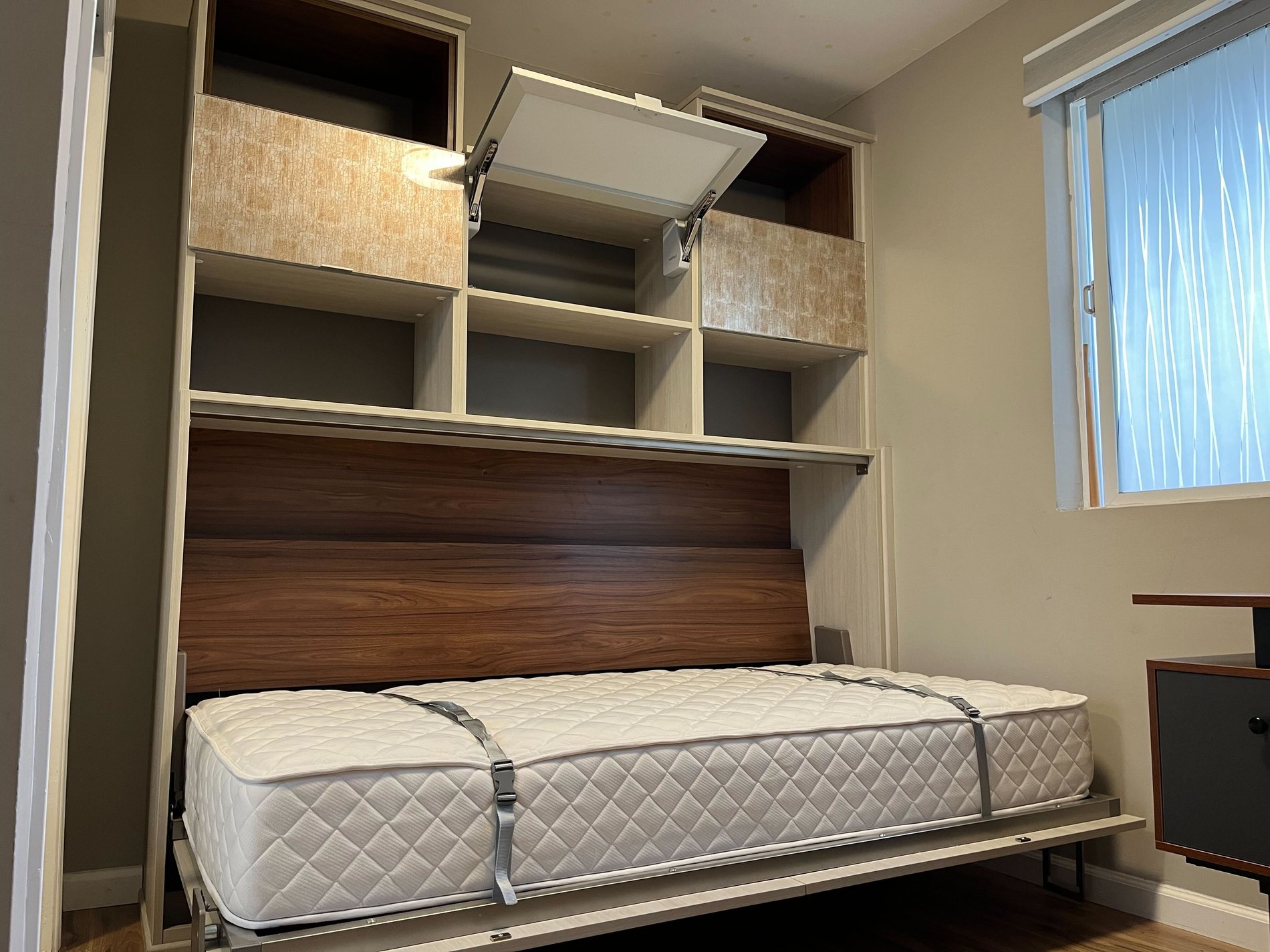 Eclectic Wall Bed custom built & locally made Murphy bed