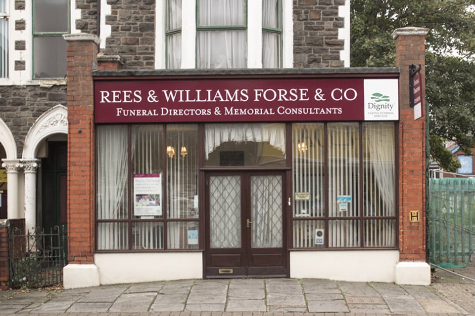 Rees & Williams Forse & Co Funeral Directors in Roath, Cardiff